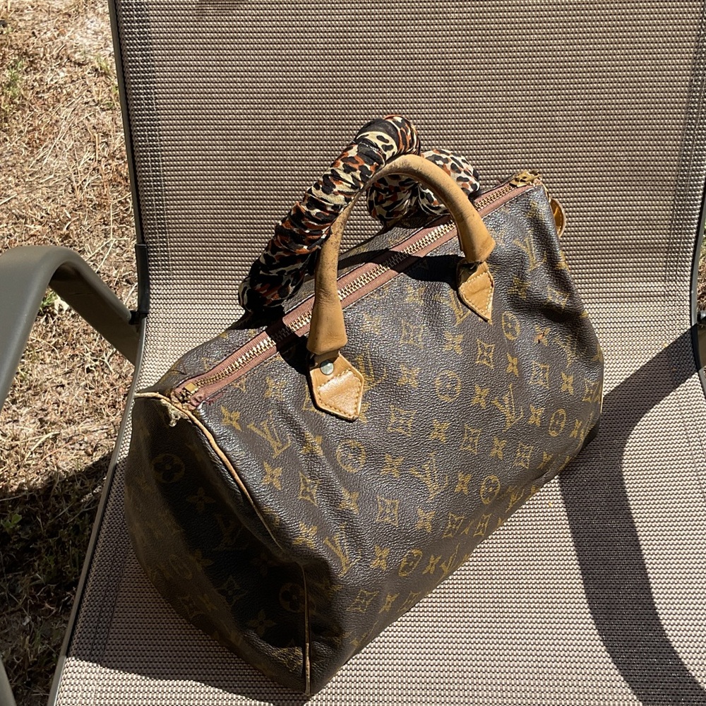 Louis Vuitton classic vintage speedy 30 with Leopard Accent - Picture 4 of 10